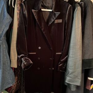 Express Black Velvet Jacket